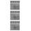 18Pcs Portable White Plastic Grid for Stitching DIY Craft Mesh Sheets 6