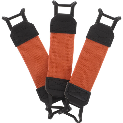 15Pcs Orange Phone Grip Strap Elastic Adjustable Security Hand Holder 1