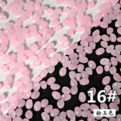 50pcs8x6mm μενταγιόν από κρυστάλλινο γυαλί σε σχήμα δάκρυ, χαλαρές χάντρες για