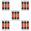 15Pcs Orange Phone Grip Strap Elastic Adjustable Security Hand Holder 9
