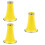 3Pcs Yellow Clarinet Bell Plastic Replacement for Beginner Musicians 7