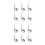 12Pcs Silver Kid Adaptive Spoon Replacement Heads Easy Clean 3