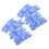 40Pcs Durable Blue Goggles Buckles Plastic Quick Release Swim Clips 2