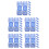 40Pcs Durable Blue Goggles Buckles Plastic Quick Release Swim Clips 3