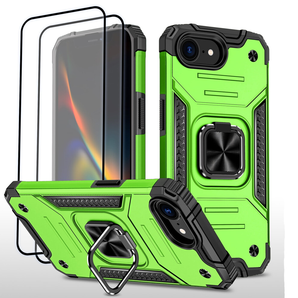 Iphone 16E And Se4 Case With 2 Screen Protectors Green 900223767592