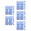 40Pcs Durable Blue Goggles Buckles Plastic Quick Release Swim Clips 7