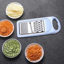 Râpe manuelle en acier inoxydable pour la cuisine, zesteur à légumes et à fromage, poignée ergonomique, outil de préparation alimentaire