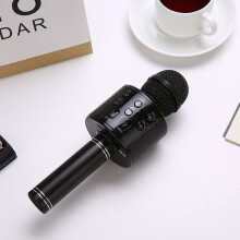 Micreafón Karaoke Bluetooth Gan Sreang do Pháistí – Cainteoir Inaistrithe 5-in-1, Taifeadán, Raidió FM, Athmheascadh, Comhoiriúnach le