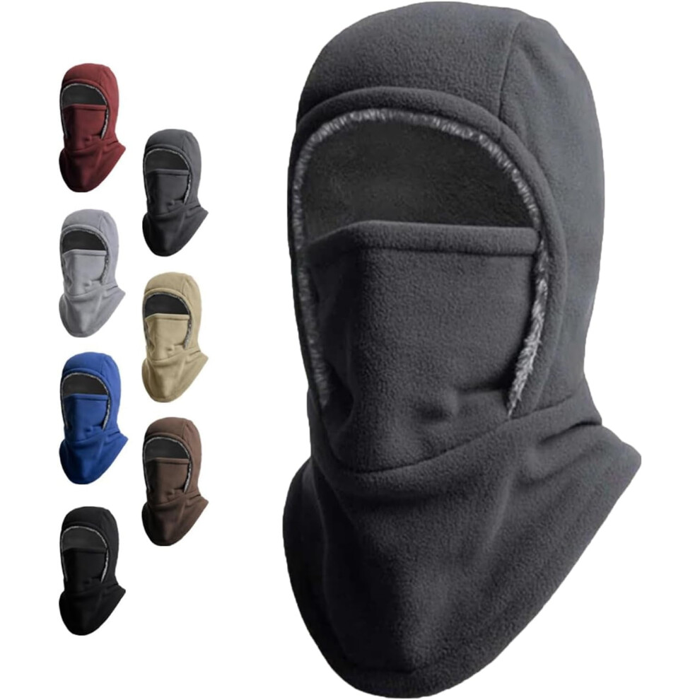 Unisex Windproof & Warm Balaclava, Thickened One-Piece Winter Hood Face Mask, For Cold Weather Protection 9165521770519