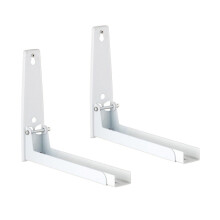 Silbato pequeño de regalo, estante de cocina, soporte de pared para microondas, 39 x 20 x 4,5 cm, blanco