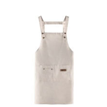 Durable Polyester-Cotton Canvas Work Apron, Waist Apron for Manicure, Kitchen & Restaurant – Compatible with All Standard Sizes