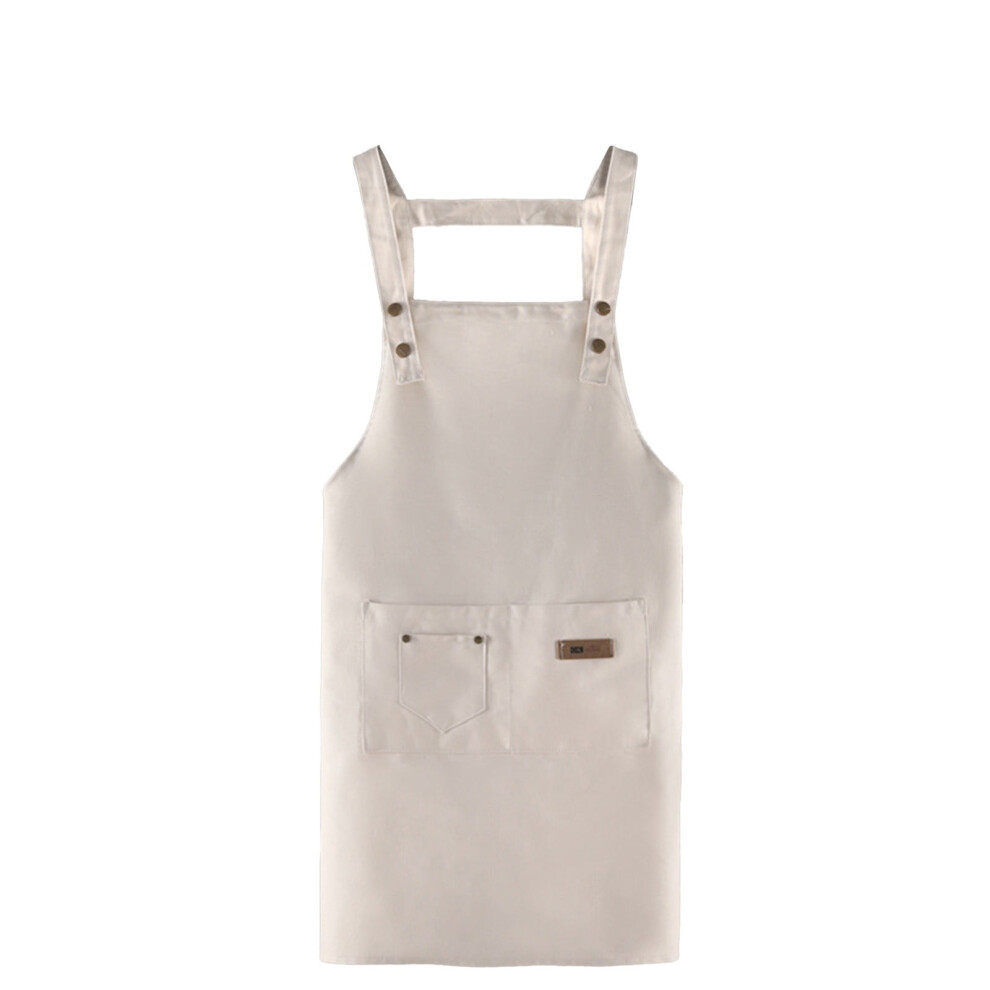 Durable Polyester-Cotton Canvas Work Apron, Waist Apron For Manicure, Kitchen & Restaurant Â Compatible With All Standard Sizes 9165521770083