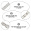 Dog Pearl Collar White Set Pu Pet Dog 7