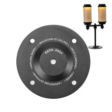 Tragbare Camping-Lichtstange aus Aluminium – Abnehmbarer Tischlampenständer für Garten, Angeln, Wandern, Picknick, Feuerstelle und Balkon