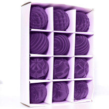 12PCS 6CM Christmas Ball Ornaments Tree Decorations for Holiday Wedding Party Purple