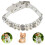 Dog Pearl Collar White Set Pu Pet Dog 11