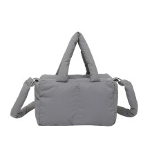 Gesteppte Damen-Schultertasche, Henkeltasche, Umhängetasche, Puffer-Handtasche, große Fassungsvermögen, Messenger Bag, stylische Geldbörse
