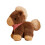 Pônei de pelúcia marrom de 18 cm (7 polegadas) de altura. 1
