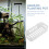 2Pcs ABS Plastic Aquarium Hanging Plant Baskets with Suction Cups 5