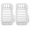 2Pcs ABS Plastic Aquarium Hanging Plant Baskets with Suction Cups 9