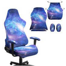 Lila Galaxy Gamer Szék Huzat Szett, 4 Darab, Rugalmas