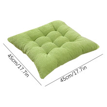 Puha, zsinóros székpárna 45x45 hüvelykes irodába, otthonra, autóba – szegélyezett, felhajtható, elegáns, dekoratív