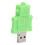 Flash Drive With Unique Robot Design, Class-A Chip For Rapid Data Transmission, Compatible With Various Operating Systems And Devices (Green) 4