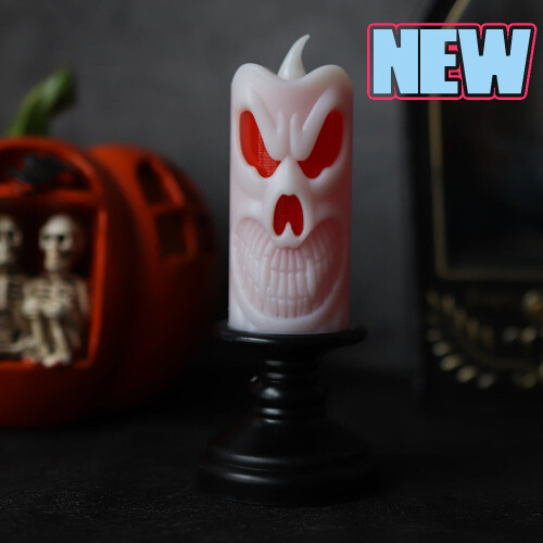 2/4/6 τεμάχια φώτα κηροπήγιου LED για Halloween σε σχήμα κολοκύθας - Ηλεκτρονικές