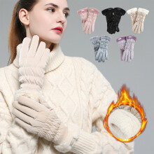 Women's Waterproof Windproof Touchscreen Gloves, Velvet