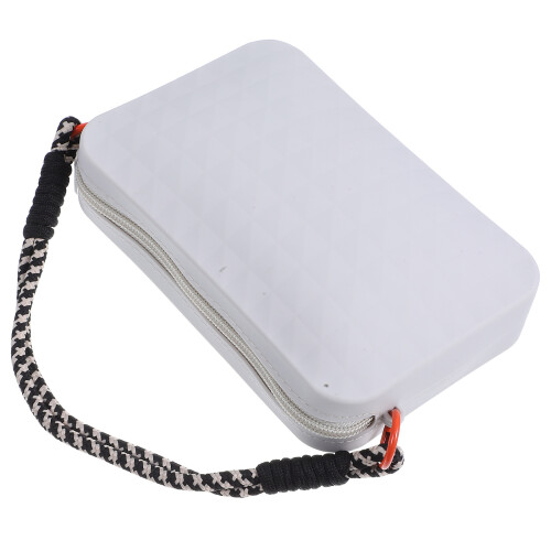 5Pcs Lightweight Silicone Phone Holder Grey Beach Makeup Storage Bag 1