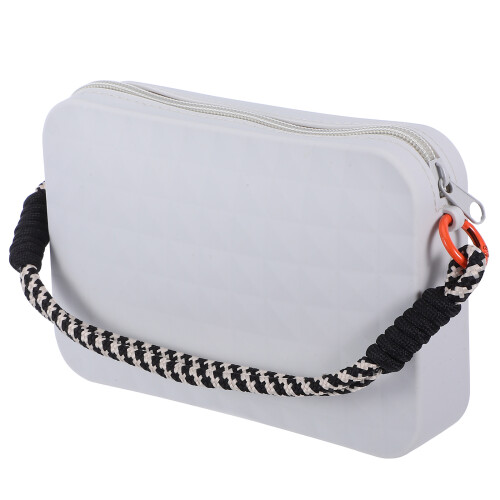 5Pcs Lightweight Silicone Phone Holder Grey Beach Makeup Storage Bag 2