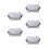 5Pcs Lightweight Silicone Phone Holder Grey Beach Makeup Storage Bag 4