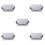 5Pcs Lightweight Silicone Phone Holder Grey Beach Makeup Storage Bag 7