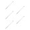 5Pcs Silver Grounding Rod for Home Strong Brass Coated Earthing Stake 7
