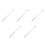 5Pcs Silver Grounding Rod for Home Strong Brass Coated Earthing Stake 8
