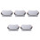 5Pcs Lightweight Silicone Phone Holder Grey Beach Makeup Storage Bag 9