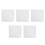 5Pcs Durable ABS Plastic Wall Panel Cover White Decorative Access Door 8