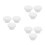 9Pcs Mop Bucket Rubber Stoppers White for Fast Draining 5