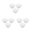 9Pcs Mop Bucket Rubber Stoppers White for Fast Draining 7
