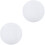 2Pcs Durable White Wool Mat Anti-Vibration Turntable Platter Pad 3