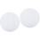 2Pcs Durable White Wool Mat Anti-Vibration Turntable Platter Pad 4