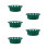 5Pcs Green Plastic Fruit Display Holder Stable Stand for Supermarkets 5