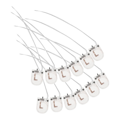 48Pcs Electric Button Battery Holder Sturdy ABS Battery Box White 2