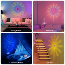 Feux d'artifice lumineux intelligents à LED pour extérieur, grands cierges magiques de 1 m