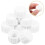 80Pcs White PVC Threaded Pipe End Caps for Leak Protection 10