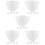25Pcs DIY Silicone Mask Bowls White Multipurpose Facial Mixing Tools 10