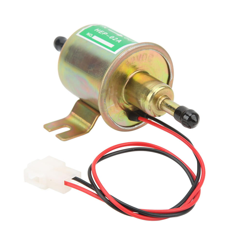 Inline Fuel Pump12volt Electric Fuel Pump Universal Low Pressure Strong Suction Stable Oil Supply Built In Check Valve Easy Installation Premium 9175034287374