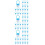 300Pcs Nail Dust Removal Brush Blue Plastic Compact Nail Cleaning Tool 4