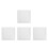 4Pcs ABS Plastic Decorative Drywall Access Cover Panel 8