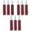 9Pcs Rotary Tool Sanding Accessories Dark Red Sandpaper Drum Mandrels 4